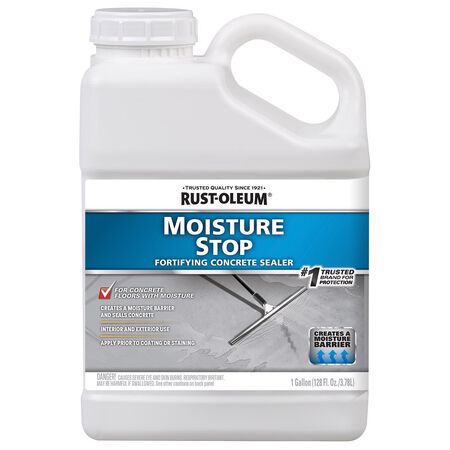 Rust-Oleum Moisture Stop Fortifying Clear Water-Based Sealer 1 gal