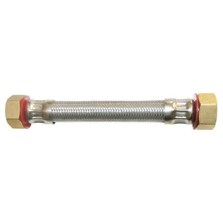 Ace 3/4 in. FIP X 3/4 in. D FIP 12 in. Stainless Steel Supply Line