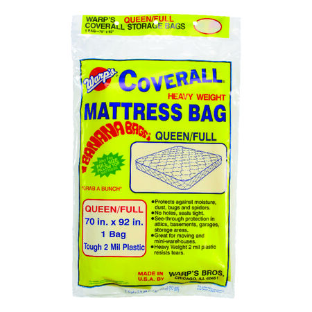 Warp's Queen/Full Size Clear Storage Bag