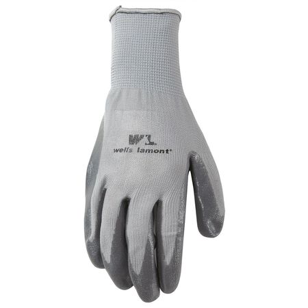Wells Lamont Men's Work Gloves Gray L 3 pk