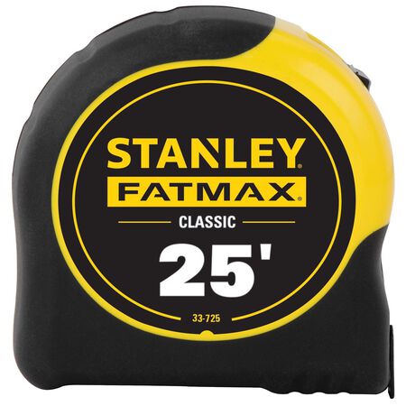 STANLEY FatMax 25 ft. L X 1.25 in. W Tape Measure 1 pk