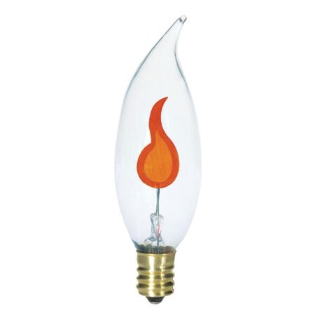 Westinghouse DecorLite 3 W E12 Specialty Incandescent Bulb E12 (Candelabra) Warm White 1 pk