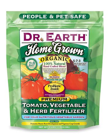 Dr. Earth Home Grown Tomato,Veg & Herb Fertilizer 4 lb