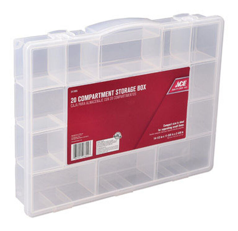 Ace Storage Organizer 211/16 in. H x 141/2 in. W x 115/8 in. L Clear