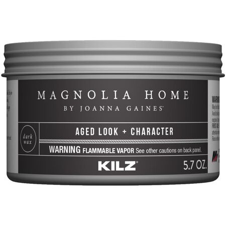 Magnolia Home by Joanna Gaines Kilz Transparent Flat Dark Vintage Finishing Wax 5.7 oz