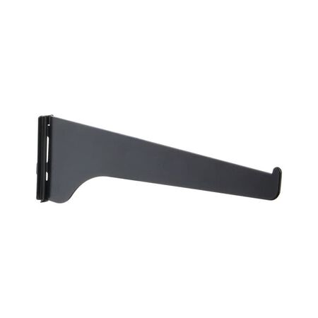 Knape & Vogt Black Steel Regular Duty Bracket 16 Ga. 8 in. L 160 lb