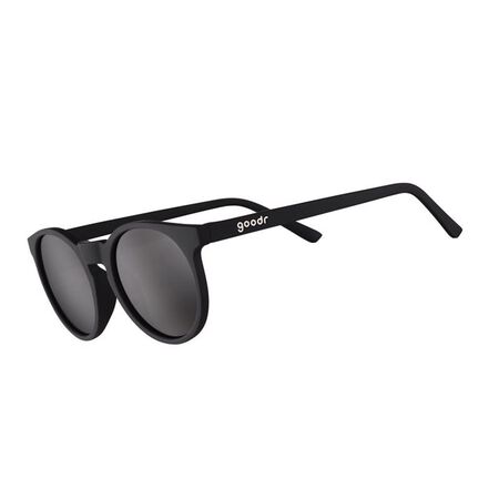 goodr Circle G - It&rsquo;s Not Black It&rsquo;s Obsidian Sunglasses Unisex Black Frame Black Lens Polarized