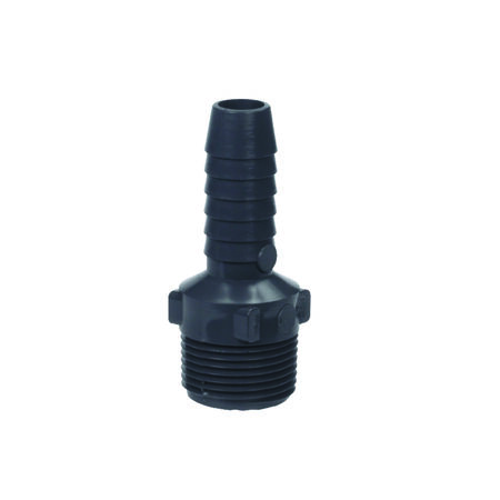 Boshart Industries 3/4 in. MPT in. X 1/2 in. D Insert Polypropylene Reducing Male Adapter