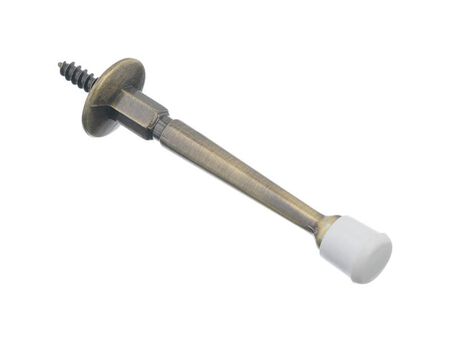 Ace 3 in. W Metal Antique Gold Rigid Door Stop Mounts to door and wall 1.8 in.