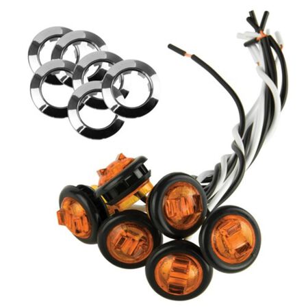 6 Pack LED 3/4 In. Side