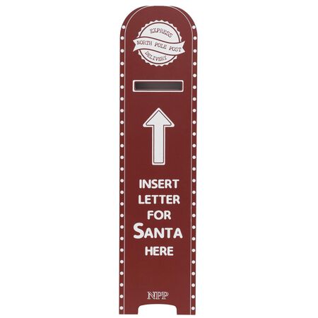 Dyno Red/White Mailbox Letter Porch Sign 40 in.