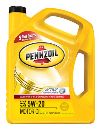 Pennzoil SAE 5W20 Motor Oil 5.1 qt.