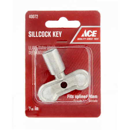 Ace Aluminum Sillcock Key 1 pc