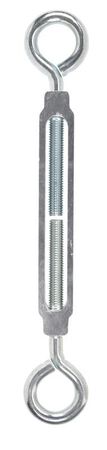 Hampton Zinc-Plated Aluminum/Steel Turnbuckle 350 lb. cap. 13-3/16 in. L