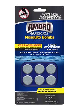 Amdro QK Mosquito  Bombs Larvicide 6pk