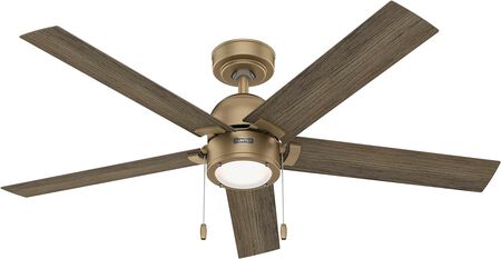 Hunter Fan Erling Ceiling Fan, Burnished Brass