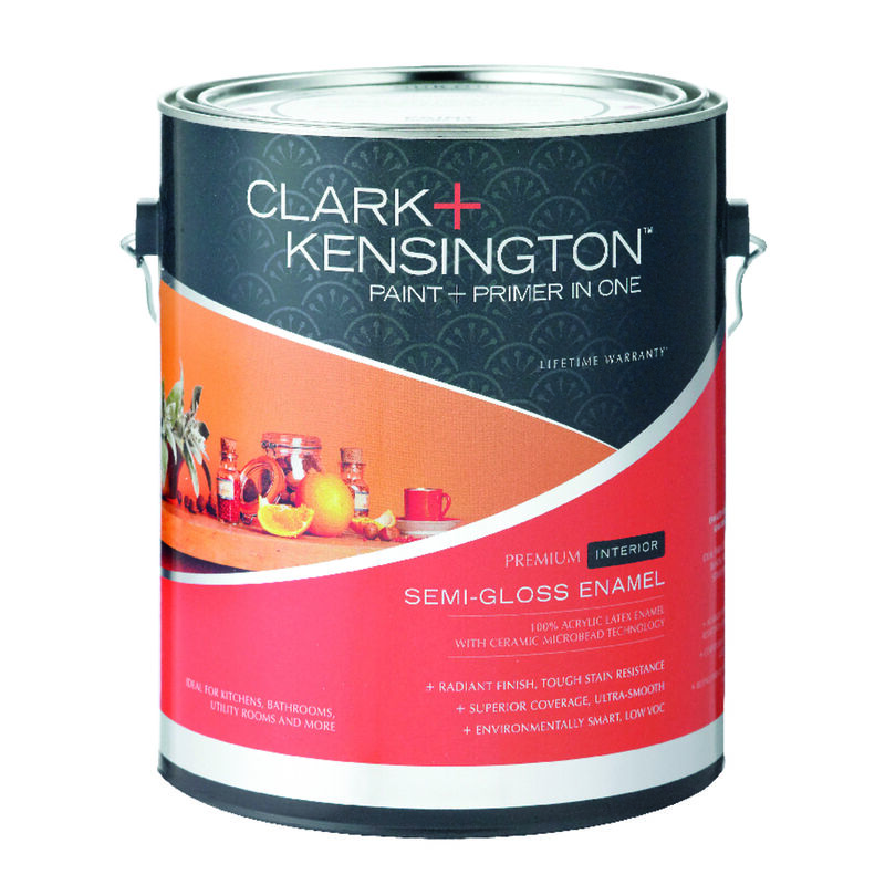 Ace Clark+Kensington SemiGloss Tintable Base Ultra White Base Acrylic Latex Paint and Primer