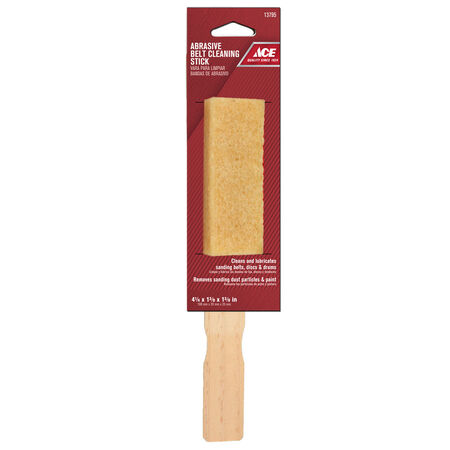 Ace 4 in. L X 1.5 in. W Natural Rubber Sanding Belt Cleaning Stick 1 pc