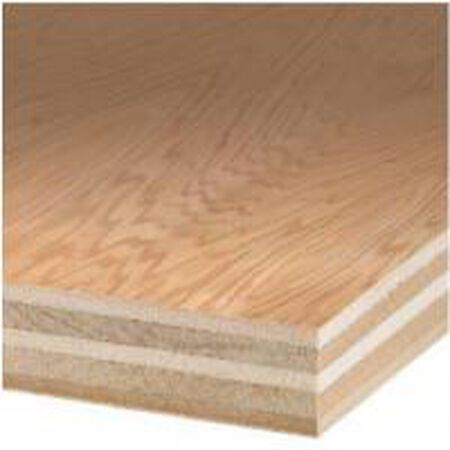 Plywood Oak 4 ft. x 8 ft. x 3/4in.