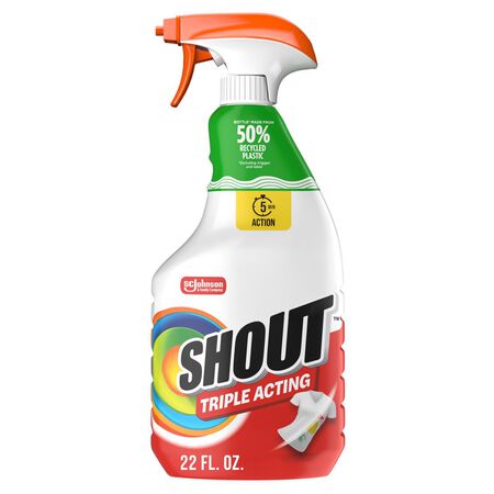 Shout No Scent Laundry Stain Remover 22 oz Liquid