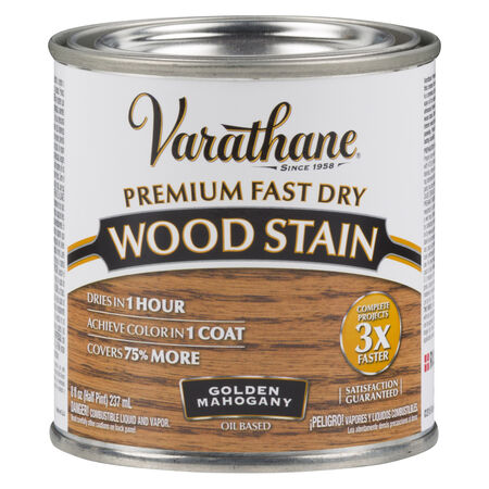 Varathane Semi-Transparent Golden Mahogany Oil-Based Urethane Modified Alkyd Wood Stain 0.5 pt
