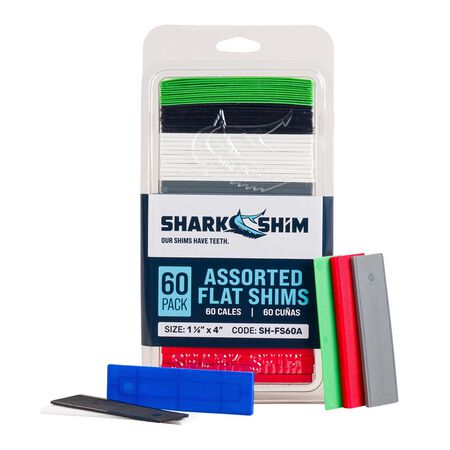 Broadfix 1.13 in. W X 4 in. L Plastic Shim 60 pk
