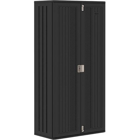 Suncast Mega Tall Storage Cabinet Black