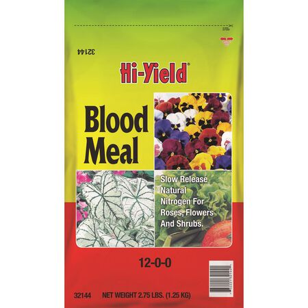 Hi-Yield BLOOD MEAL 12-0-0 Organic Granules Blood Meal 2.75 lb