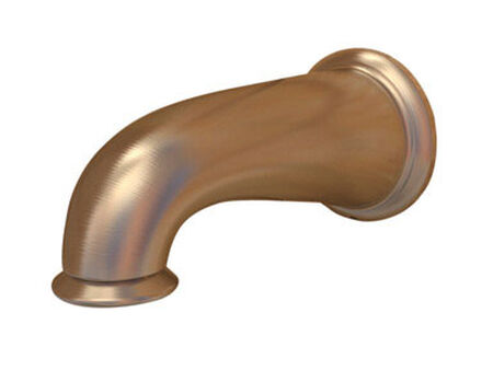 Danco Universal Bathtub Spout Decorative Styling Brushed Nickel Finish Metal Material