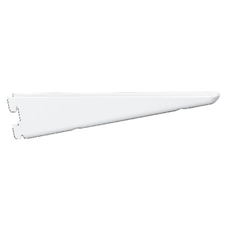 Knape & Vogt White Steel Bracket 16 Ga. 9 in. L 225 lb