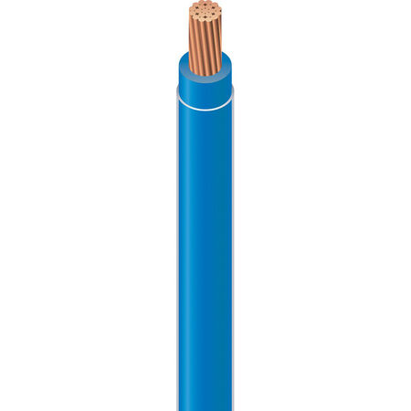 Southwire 500 ft. 12/1 THHN Stranded Wire Blue - Sold by the foot