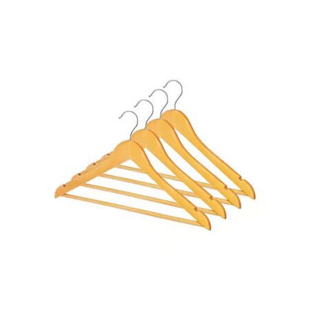 Whitmor 9-5/16 in. H x 1/2 in. W x 17-1/2 in. L Wood Brown Suit Hanger 1 Pack