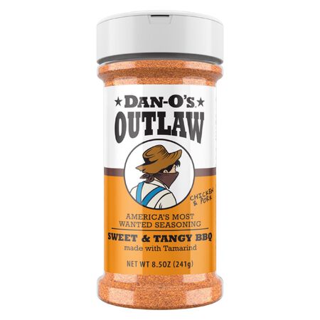 Dan-O's Outlaw Sweet & Tangy BBQ BBQ Seasoning 8.5 oz