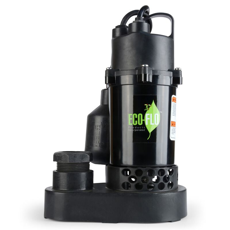 Ecoflo 1/2 hp 4080 gph Aluminium Submersible Sump Pump ...