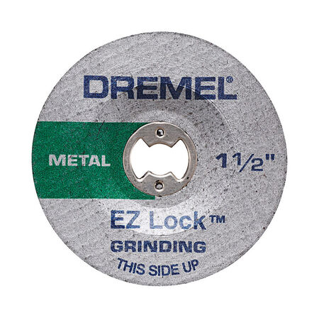 Dremel EZ Lock 1-1/2 in. D X .045 in. thick T Metal Grinding Wheel 2 pc