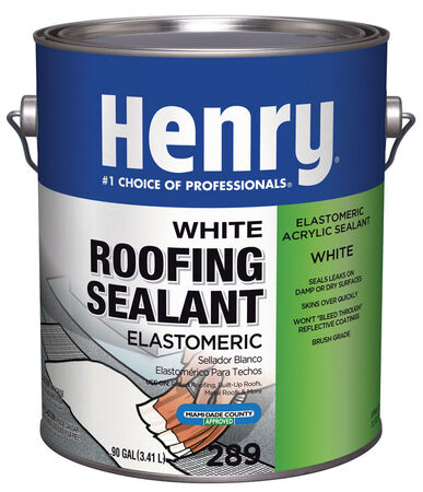 Henry Elastomeric Acrylic Roofing Sealant .90 gal. White