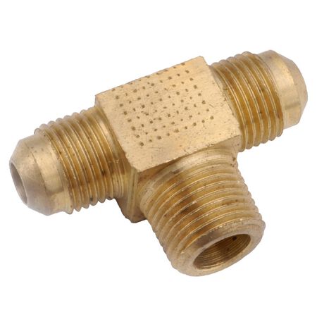 Anderson Metals 1/2 in. Flare 1/2 in. D Flare Brass Branch Flare Tee
