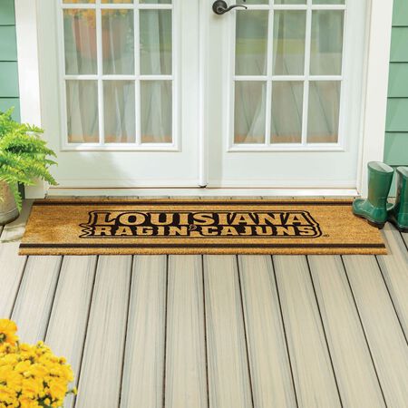 Evergreen University of Louisiana at Lafayette Extra Large One Color Coir Mat, 60 in. x 24 in.