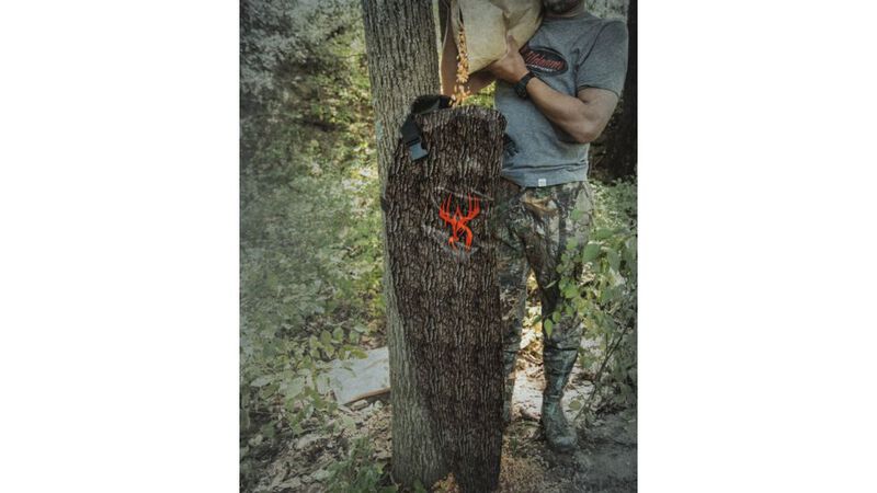 80 Lb Treehugger Portable Gravity Feeder Trubark Camo Stine Home