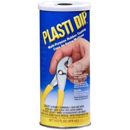Plasti Dip Flat/Matte Black Multi-Purpose Rubber Coating 14.5 oz oz
