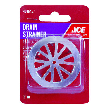 Ace Chrome Metal Snap-In Strainer