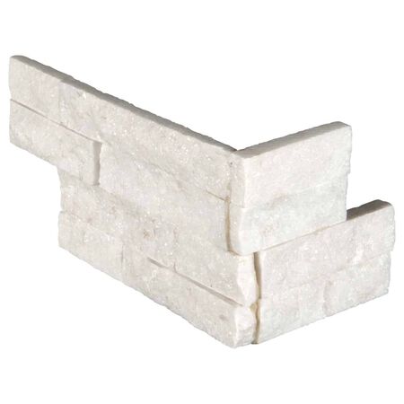 Arctic White Corner " L" Panel 6x18"
