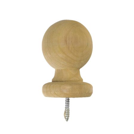 Waddell 4-1/4 in. H X 3-1/4 in. L Prefinished Brown Pine Exterior Post Top Waddell 4-1/4 in. H X 3-1/4 in. L Prefinished Brown Pine Exterior Post Top