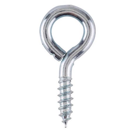 Ace 3/16 in. D X 1-1/2 in. L Zinc-Plated Steel Screw Eye 75 lb. cap. 5 pk