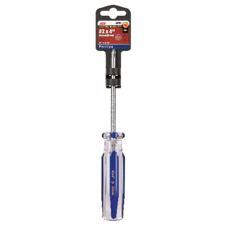Ace No. 2 X 4 in. L Phillips Screwdriver 1 pc