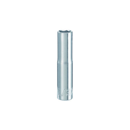 Craftsman 9/32 in. X 1/4 in. drive SAE 6 Point Deep Socket 1 pc