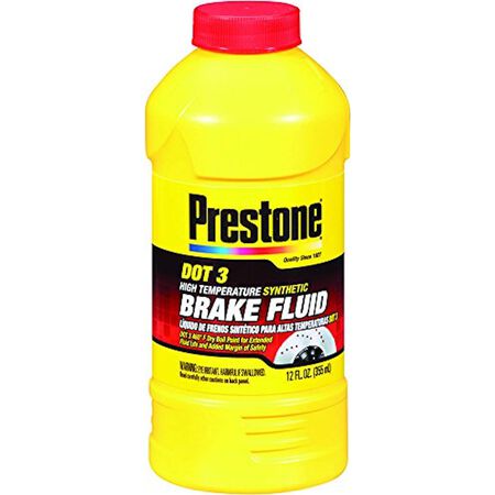 Prestone DOT 3 Brake Fluid 12 oz
