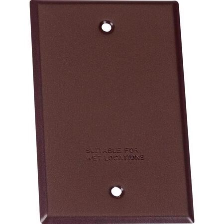Sigma Engineered Solutions Rectangle Steel 1 gang 4.52 in. H X 2.77 in. W Flat Box Cover