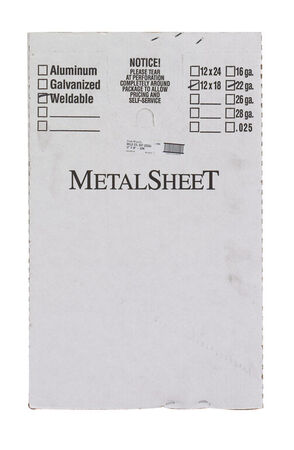 Boltmaster Weldable Sheet 12 in. x 18 in. 22 Ga Sign Making Auto/Truck Body Repair and Shelving Bul
