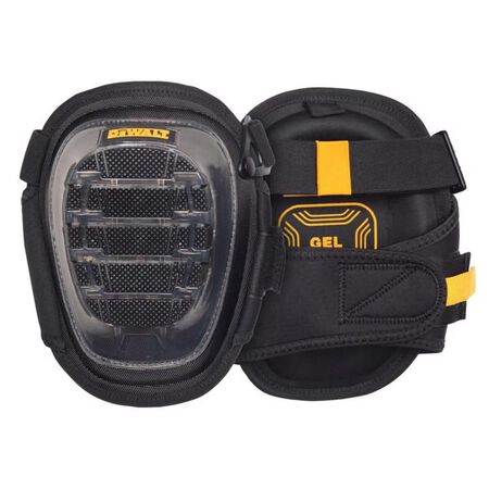 DEWALT 9.3 in. L x 7.25 in. W Gel/Thermoplastic Elastomers Stabilized Knee Pads Black/Yellow One Size